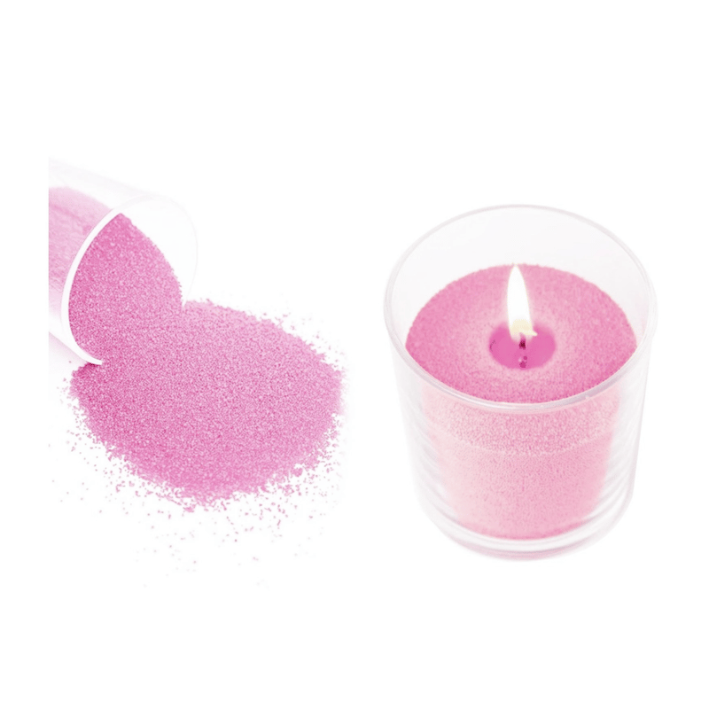 Kerzen Sand DIY Perlenkerze Wachs Granulat Pink