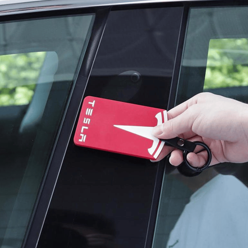 Silikon Autoschlüssel Schutzhülle für Tesla Schwarz