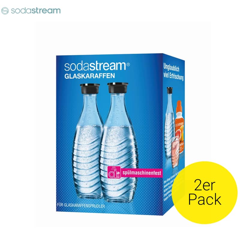 SodaStream Crystal Glas Karaffe Ersatz Wasserflasche
