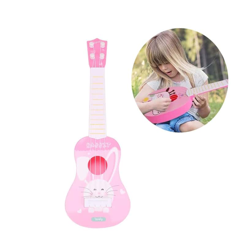 Kindergitarre Spielzeug Musik Gitarre 4 Saiten Instrument 