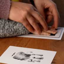 Baby Handabdruck Set XL - 3 Stempelkissen Mit 6 Karten Für Erinnerungen