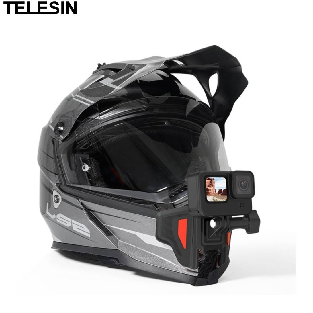 Motorradhelm Kinnriemen Halterung Mit Handyhalterung - Magnetisch, Für IPhone & Viele Smartphones