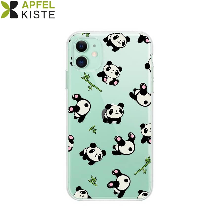 Transparente IPhone 14 Hülle Mit Panda-Motiv – TPU, Vergilbungsfrei, Stoßfest & Dünn