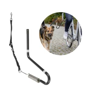 Pawise 13061 Fahrrad Abstandhalter Hunde Fahrradleine Führhalter Biker-Set