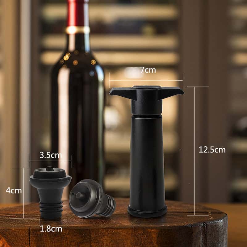 Kaufe AIKARO Wein-Vakuumpumpe und Stopper für Flaschen, Weinkonservierer