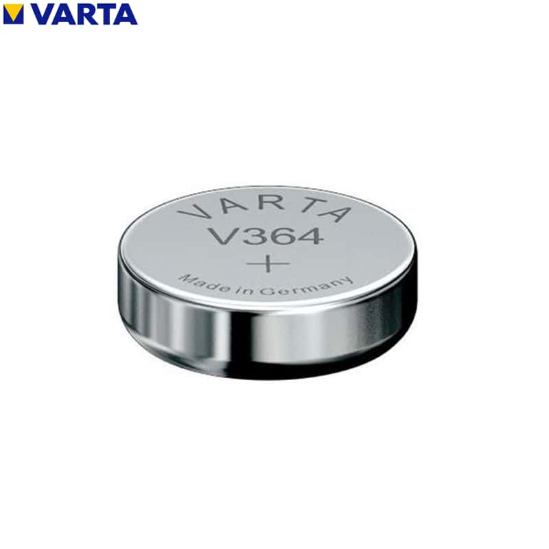 1x V364 Uhren-Batterie Silberoxid-Knopfzelle SR621 SR621SW 1,55V 17mAh von VARTA 