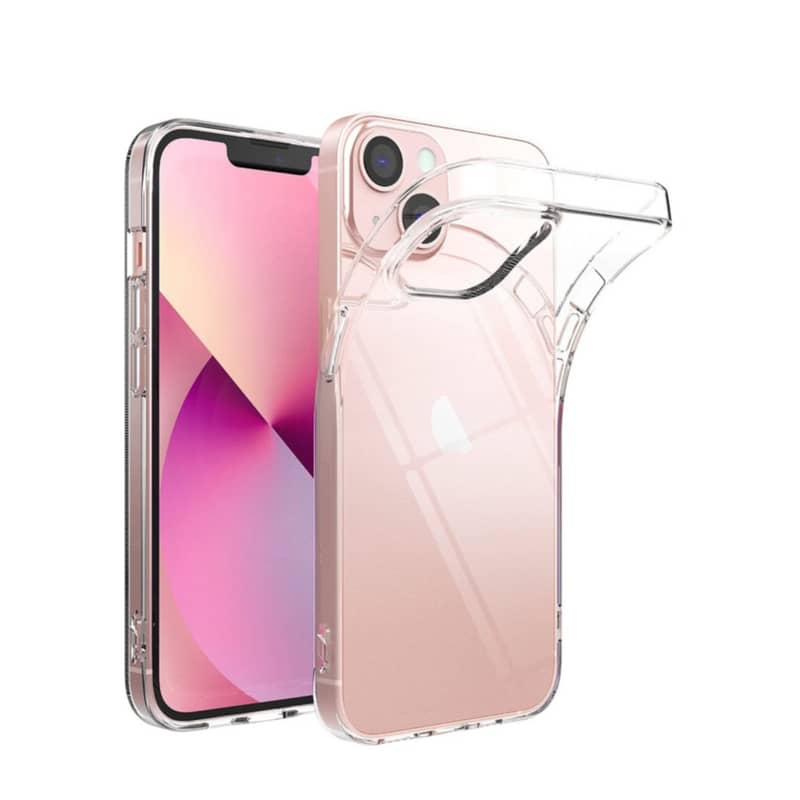 iPhone 13 Mini Gummi Hlle Ultra Thin Transparent