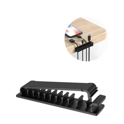 Abnii Kabelhalter Selbstklebend 360° Drehbar, 8 Stück Kabelclips