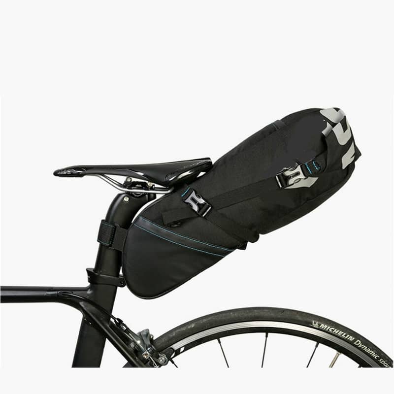 Universal Fahrrad Velo Sattel Tasche (10L) Schwarz