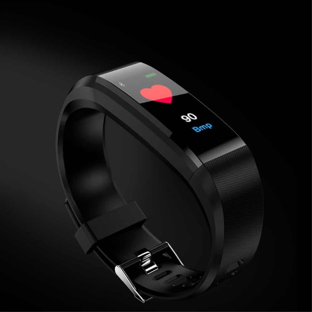 Bluetooth Fitness Tracker Smart Watch Schwarz