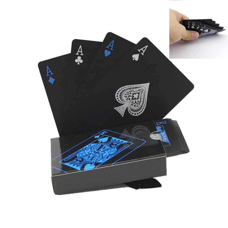 golden plastik geschenk glücksspiel wasserdicht karten spielen poker 